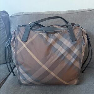 Burberry Checkered Tote Bag